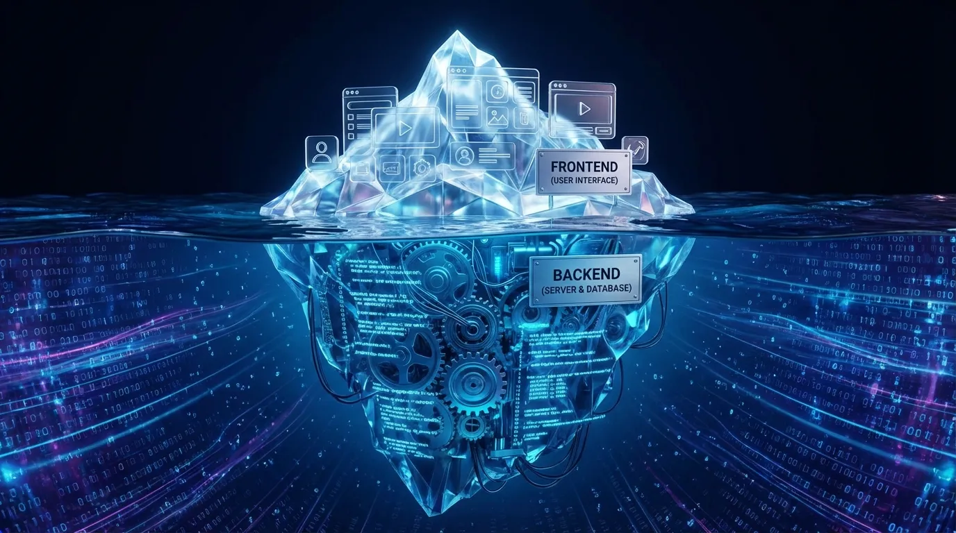 Frontend және Backend деген не? Сайттың көрінетін және көрінбейтін бөлігі